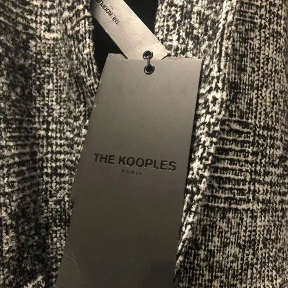 The Kooples BLACK WOOL COAT WITH HIGH NECK. Condition is "New with tags". - Picture 4 of 6